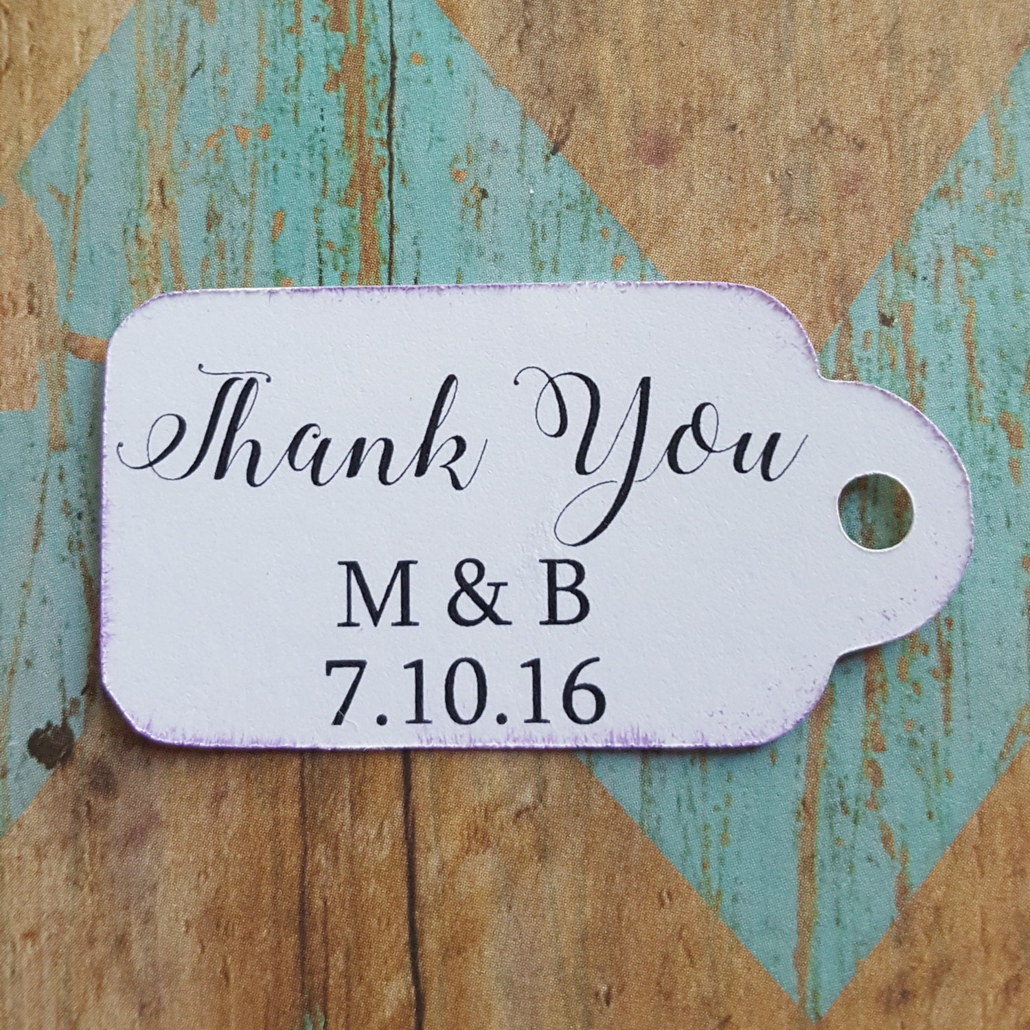 Mini Thank You Tag Thank You Tag Wedding Tag by BWPartyPrintables