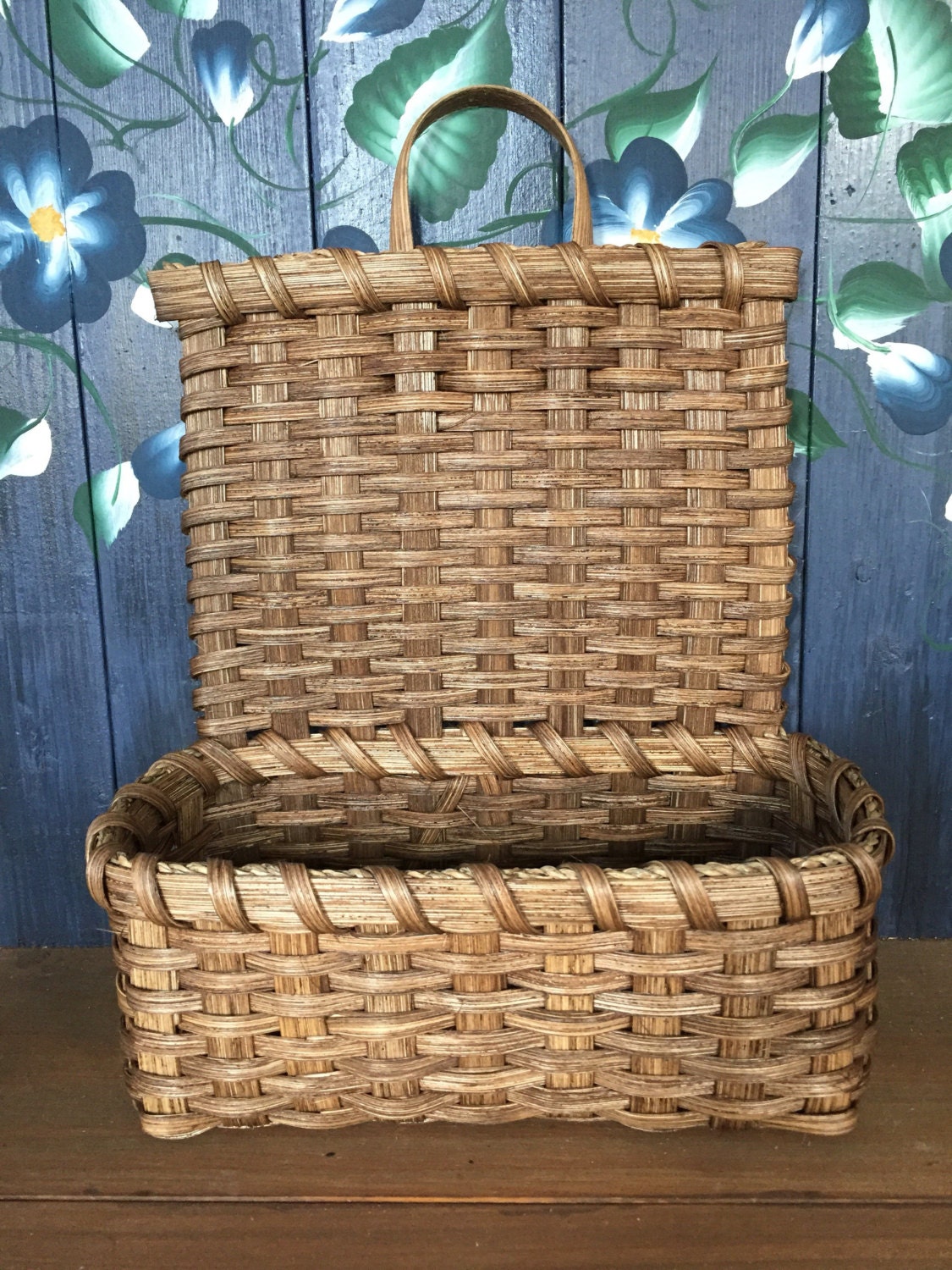 Handmade Basket Mail Basket Hanging Basket Cherokee Comb