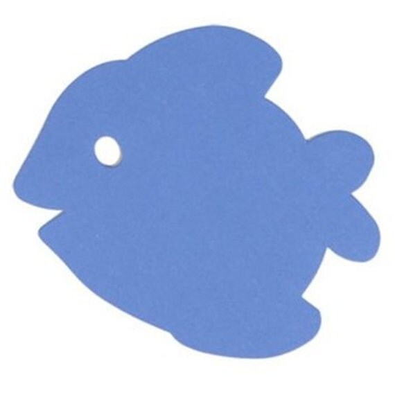 32 Fish shape paper cut outs. Classroom by LakeHouseCraftSupply