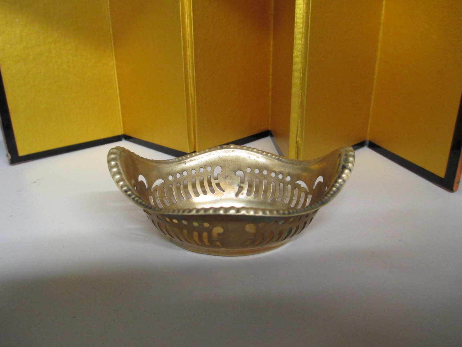 Nut Bowl; Individual Serving Nut Bowl, Silver Plate Nut Bowl, Vintage