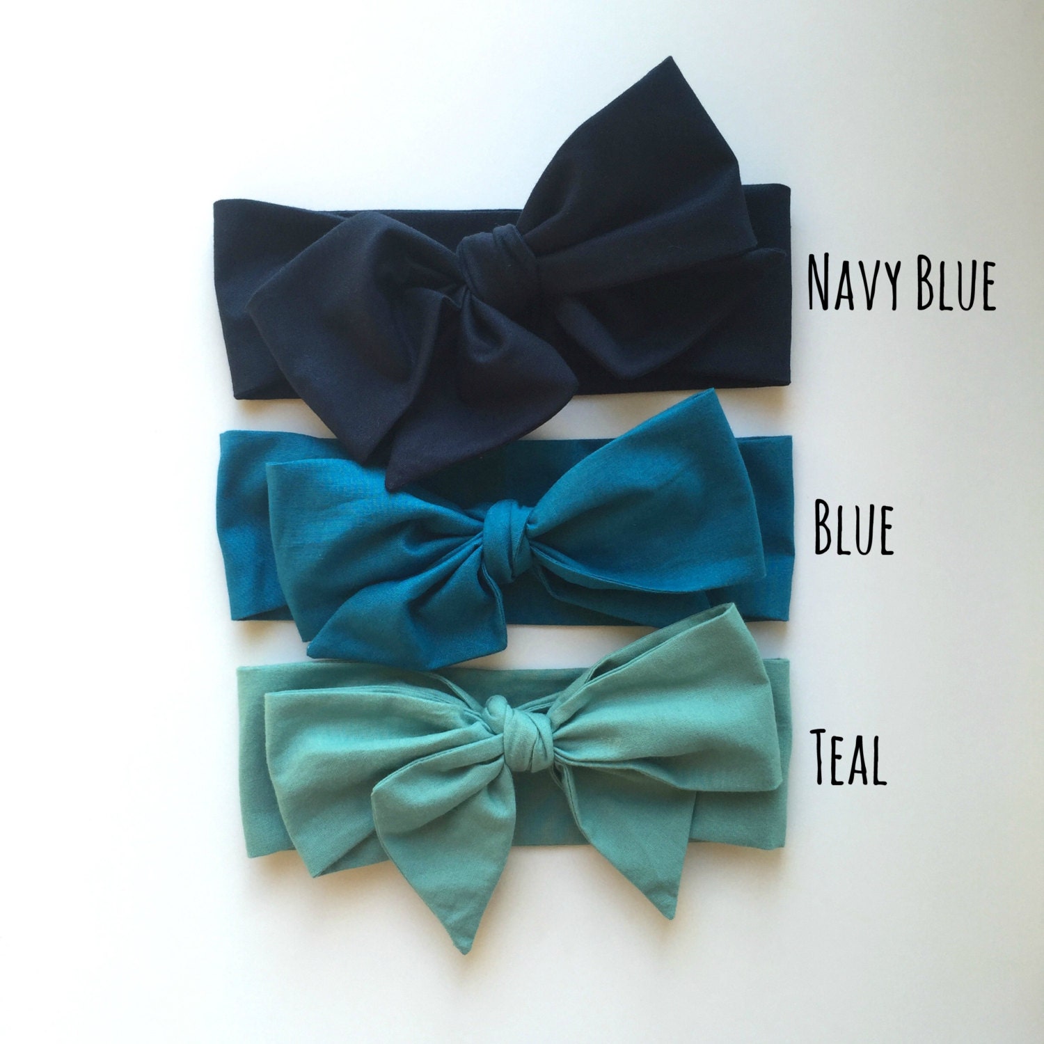 CHOOSE YOUR COLOR Headband Set Buy 2 Get 1 Free Knotted