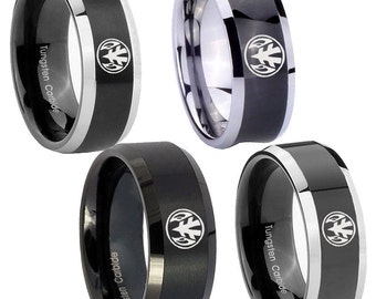 Power rangers wedding rings