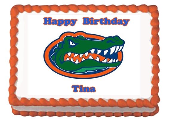 Florida Gators Birthday Cake Gainesville Football Edible Cake 