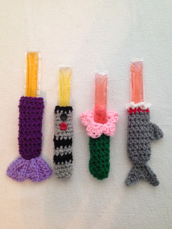 Crochet PATTERN Freeze Pop Holder Gogurt Cozy Holder