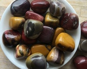 Mookaite Jasper Tumbled Stones- Tumbled Stones-Mookaite Jasper-Polished Gemstones-Metaphysical Crystals-Palm Stones-Tumbled Gemstones