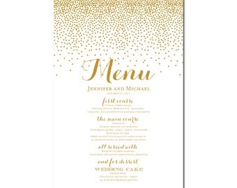 Printable Wedding Menu Sign - Wedding Printable Menu Sign - Wedding Menu Poster - Wedding Sign - Wedding Menu Board - Menu Poster #CL116