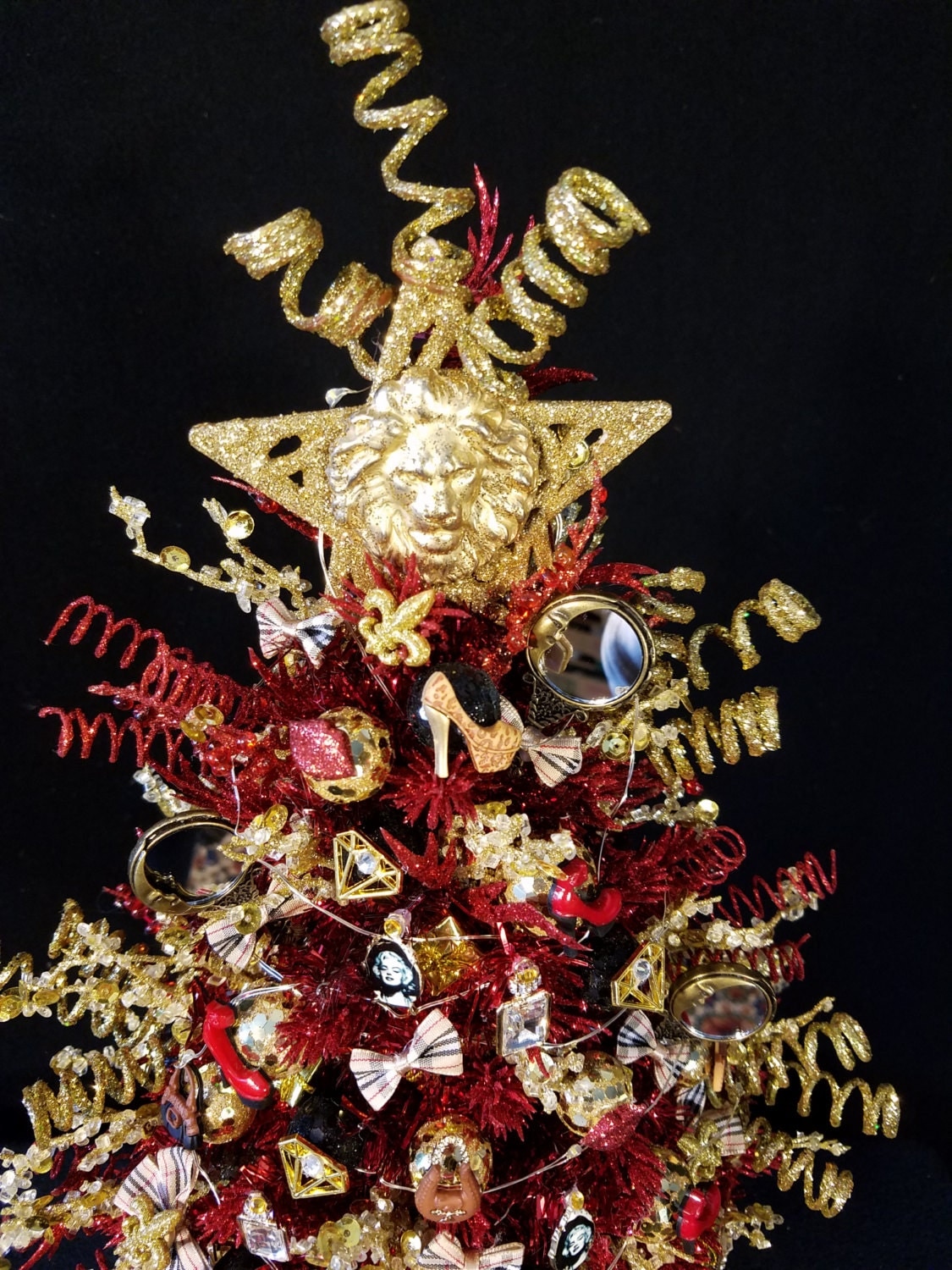 fashion miniature lighted christmas treemarilyn monroe fashion miniature lighted christmas treemarilyn monroe