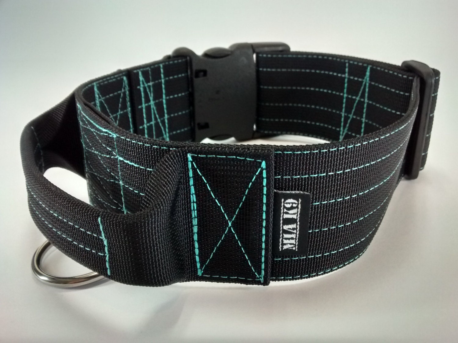 Tactical Military Inspired Dog Collar with Handle 50MM/