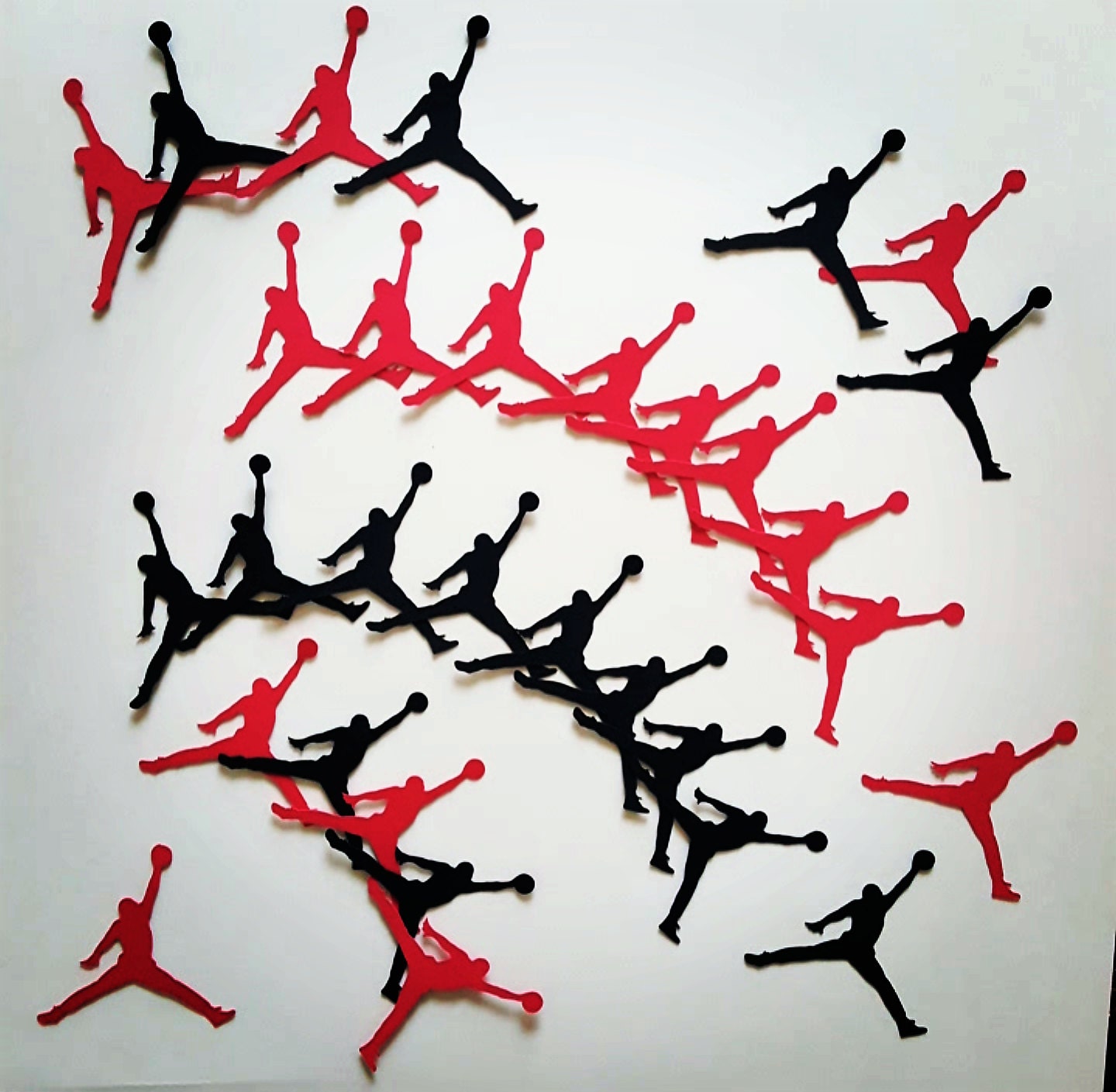 Jumpman Inspired Confetti 200 Pcs Jordan Birthday Party