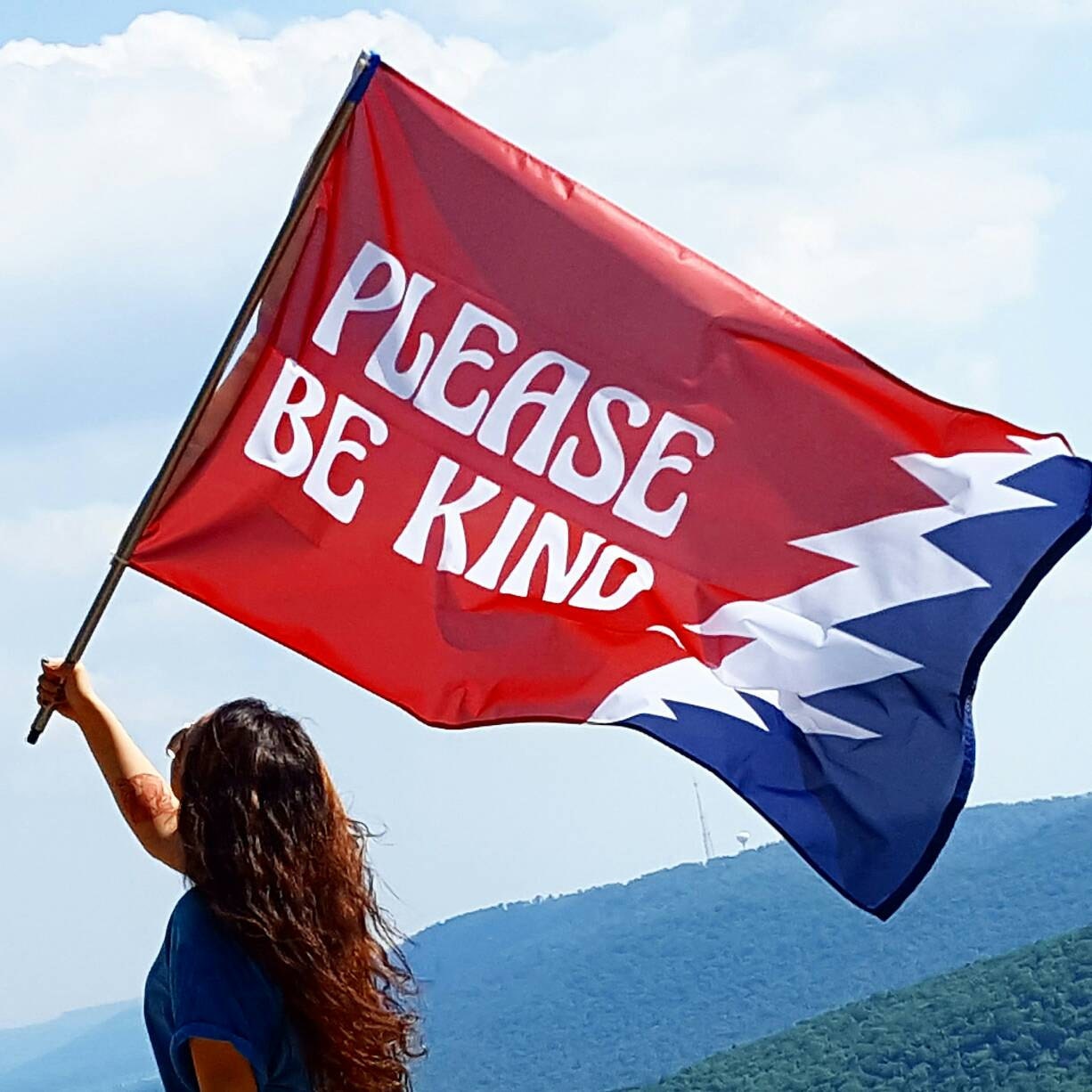 Please Be Kind Flags Vendors Festivals Tailgating