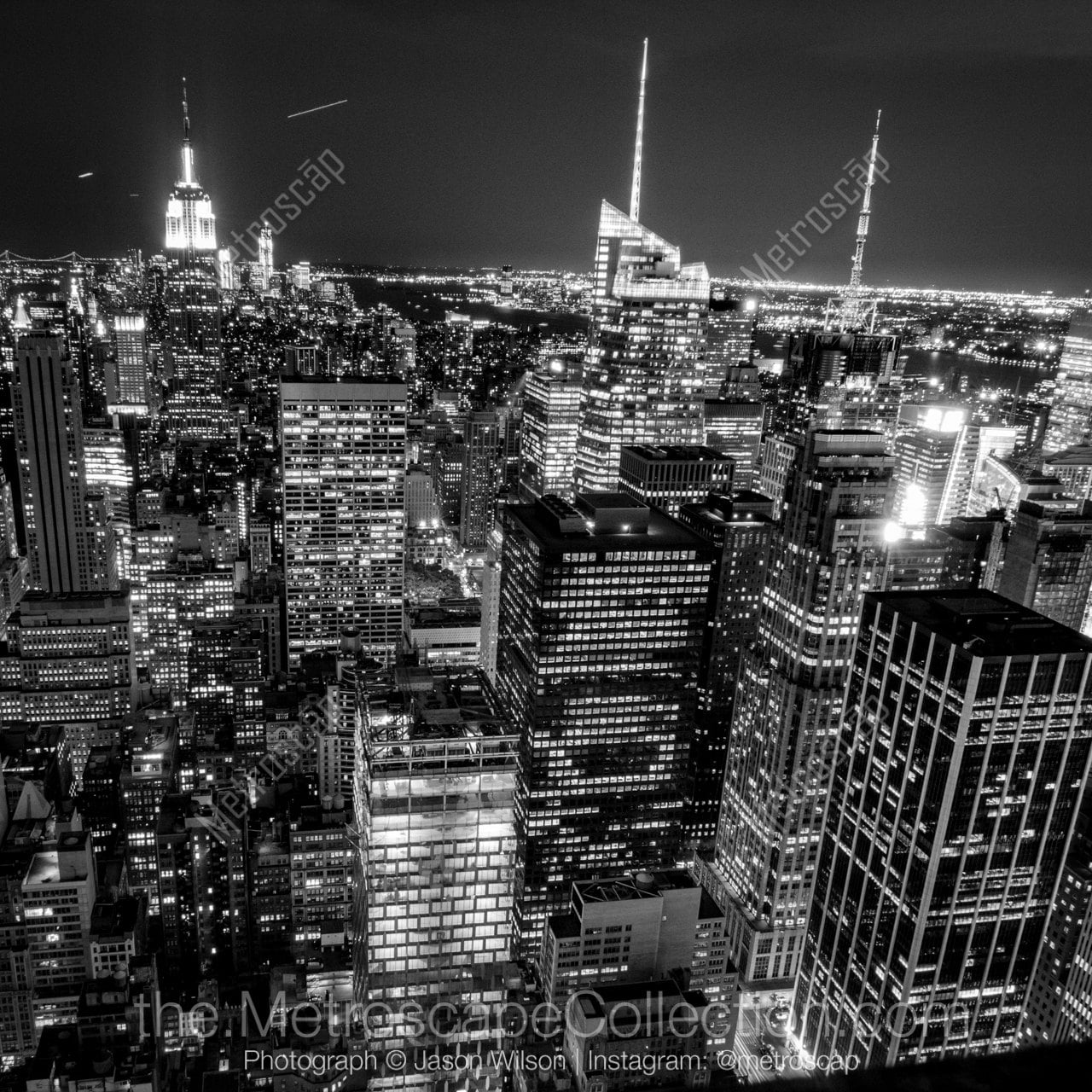 Black and White New York City Photography Time Square by Metroscap