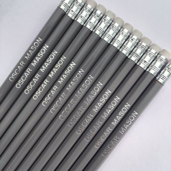 High Quality Personalised Pencils Printed with Name Mid