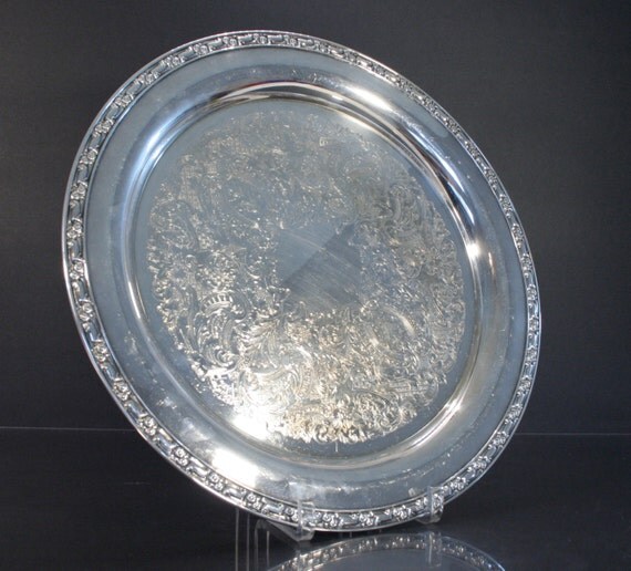 Oneida Silverplate Serving Tray 14 3/4 Large