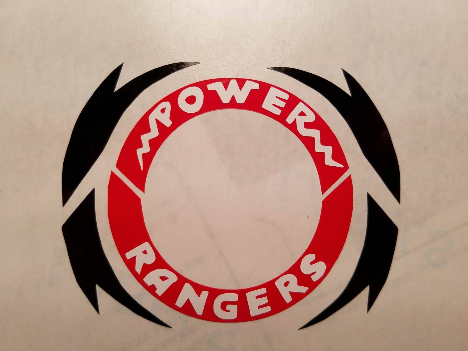 Mighty Morphin Power Rangers Legacy morpher stickers by MMPRProps