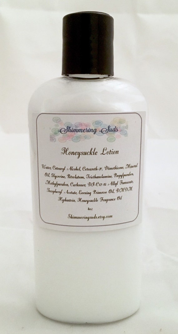 Honeysuckle Lotion Evening Primrose Lotion by ShimmeringSuds