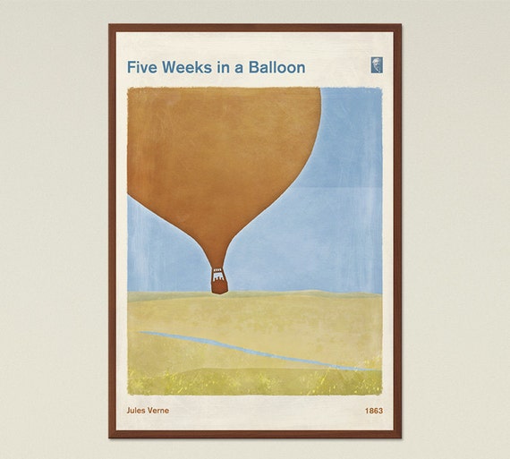 Five weeks in a balloon by Jules Verne