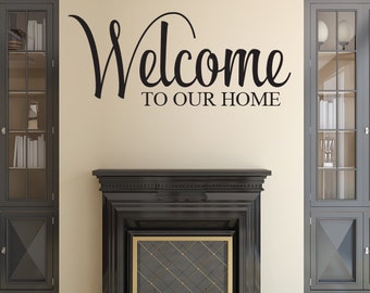 Wall Decals For Home welcome wall decal | etsy Wall Decals For Home welcome wall decal | etsy