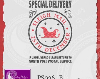 PS036_B - Christmas Vector for Santa Sack; ai, eps, svg, png, dxf
