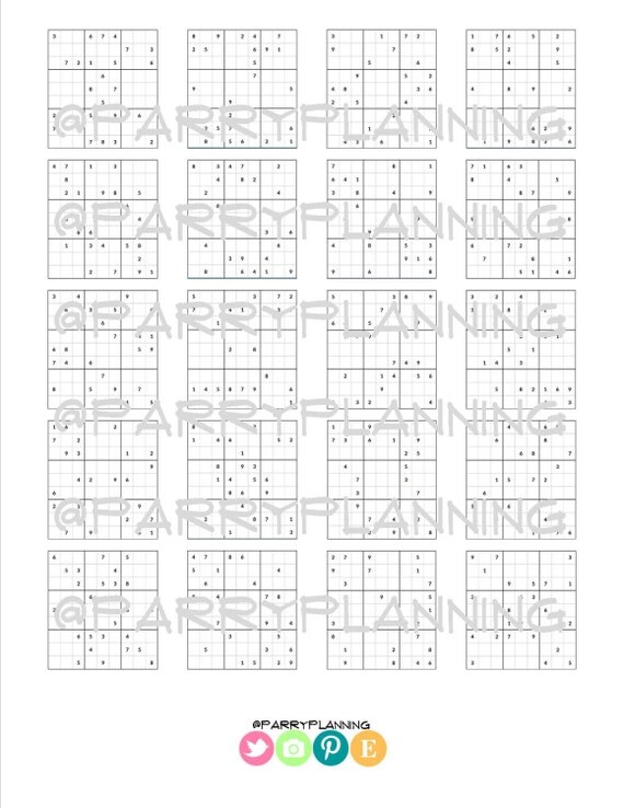 printable sudoku medium difficulty
