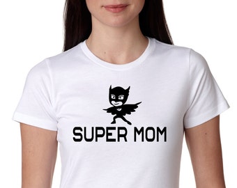 pj masks, Super Mom, masks shirt, pj mask, pj masks birthday shirt, PJ Mask, Tee Shirt, funny shirt.Mom Shirt, Birthday Shirt. Paw Patrol