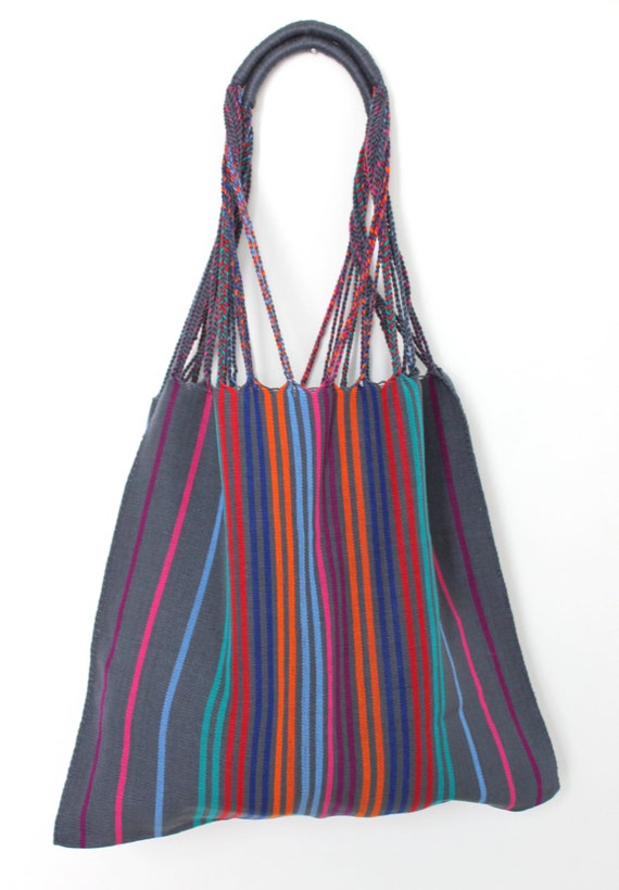 mexican woven tote bag