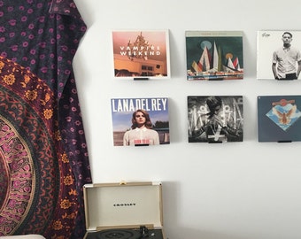 record vinyl shelf display mount 3d decor printed friendly apartment