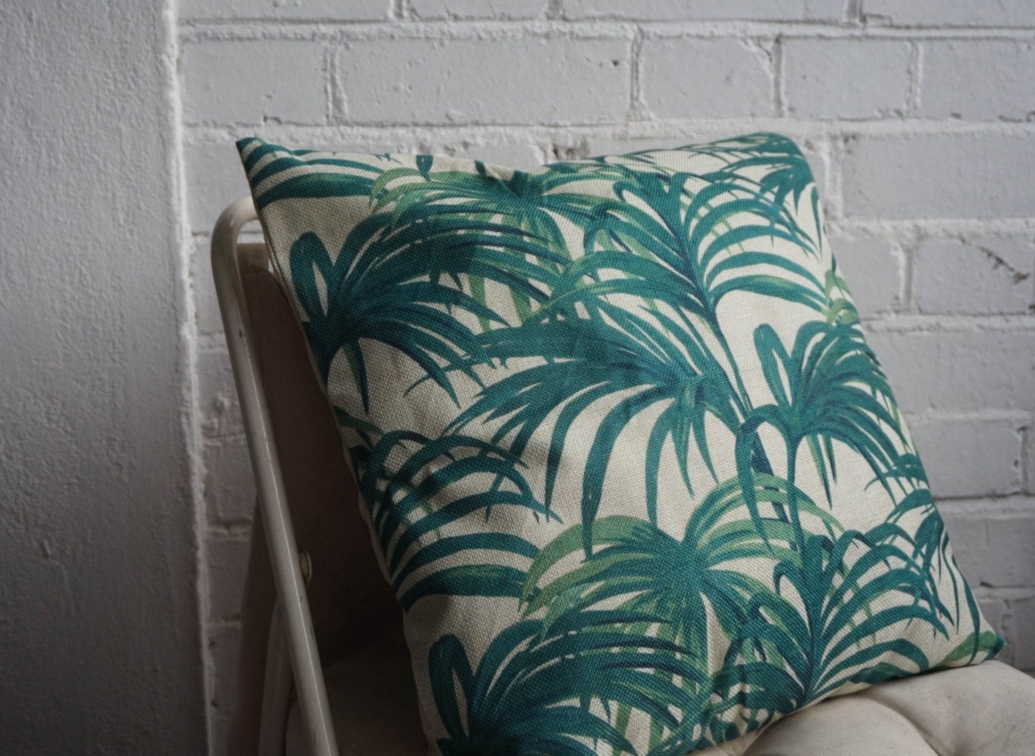 PALM TREE PILLOW tropical pillow case cover by ConsciouslySelected