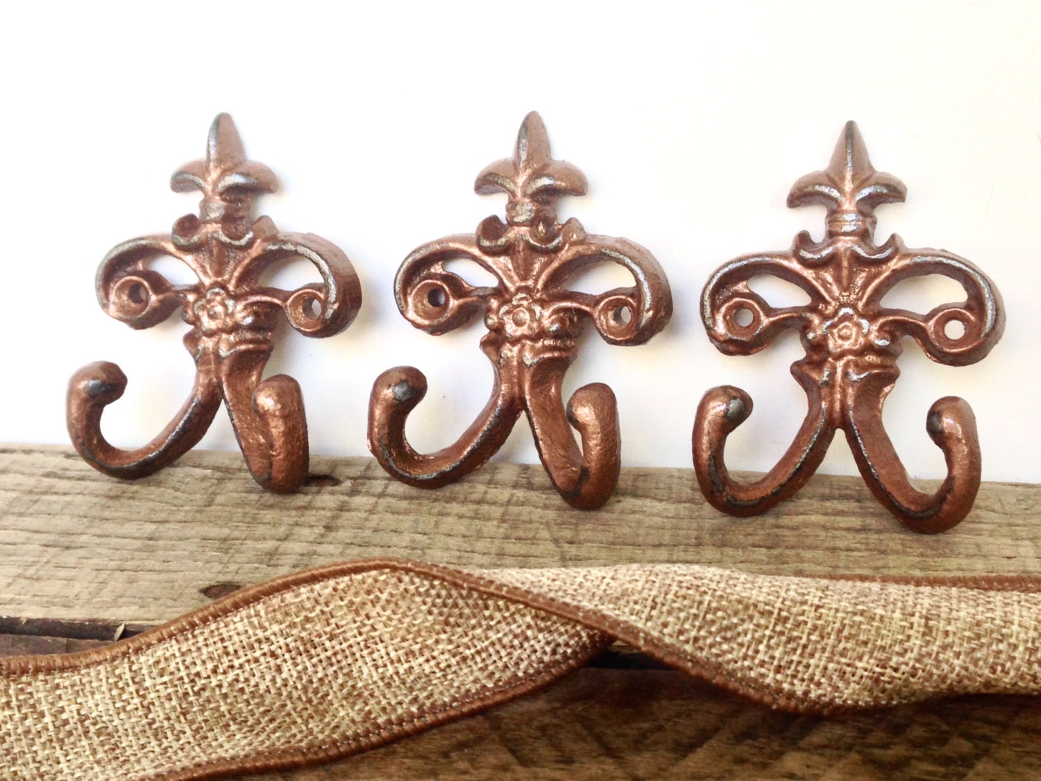 Copper Wall Hook Set Wall Hooks Wall Jewelry Hanger Key