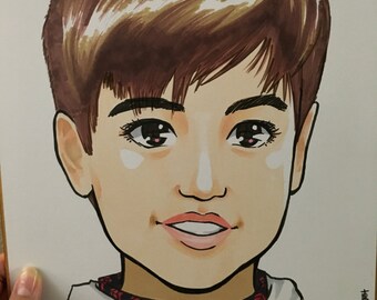 Traditionally Colored Anime-fy Your Selfie on a Shikishi (Japanese Sign Board)