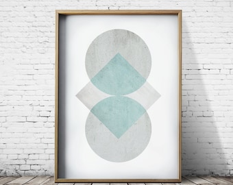 Pastel Prints Geometric Art Geometric Prints Wall Art Prints Modern Prints Geometric Decor
