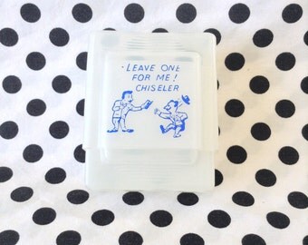 C.1970's~Chiseler Cigarette Case~Unbreakable Plastic~Made in Hong Kong