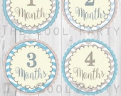 Baby Monthly Stickers ,baby stickers,baby month stickers,baby month stickers boy,baby month stickers girl