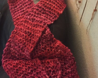 Valentine Berry Burst Condo Knitted Scarf