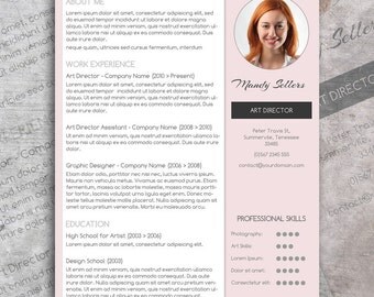 Modern Resume Template Instant Download // Word // CV Template // Modern Professional Resume Template Design | Pink Salt