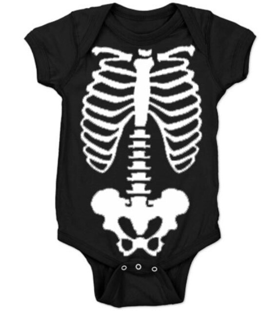 skeleton newborn onesie