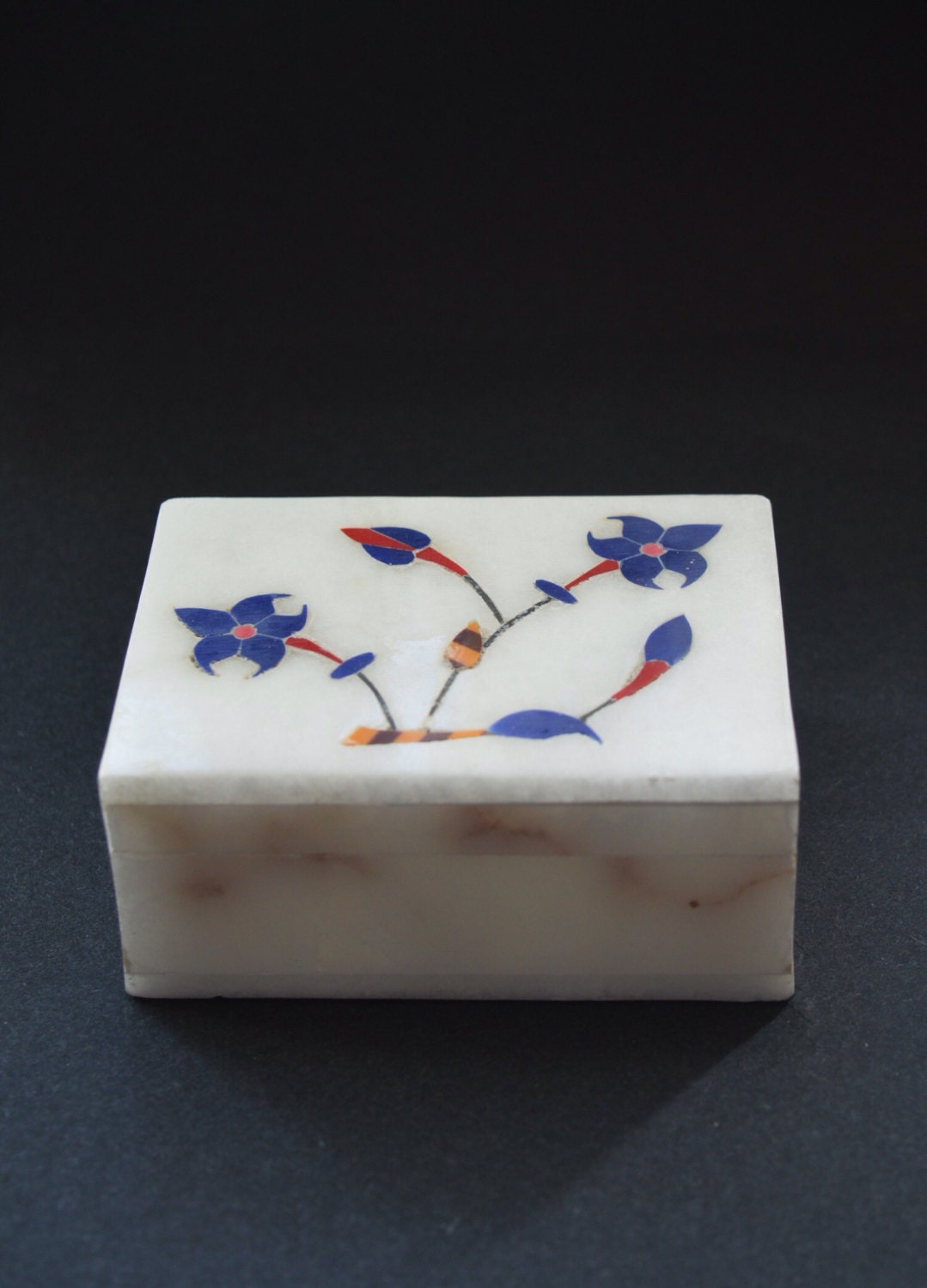 Marble jewelry box marble trinket box engagement ring box