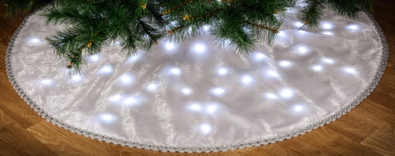 led lighted christmas holiday tree skirt custom made led lighted christmas holiday tree skirt custom made