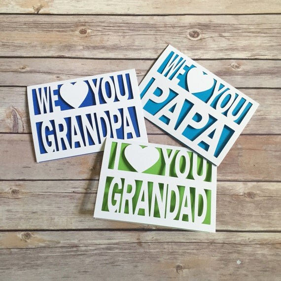 fathers day card grandpa card papa grandfather