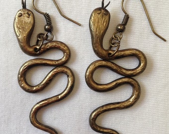 Snake earrings