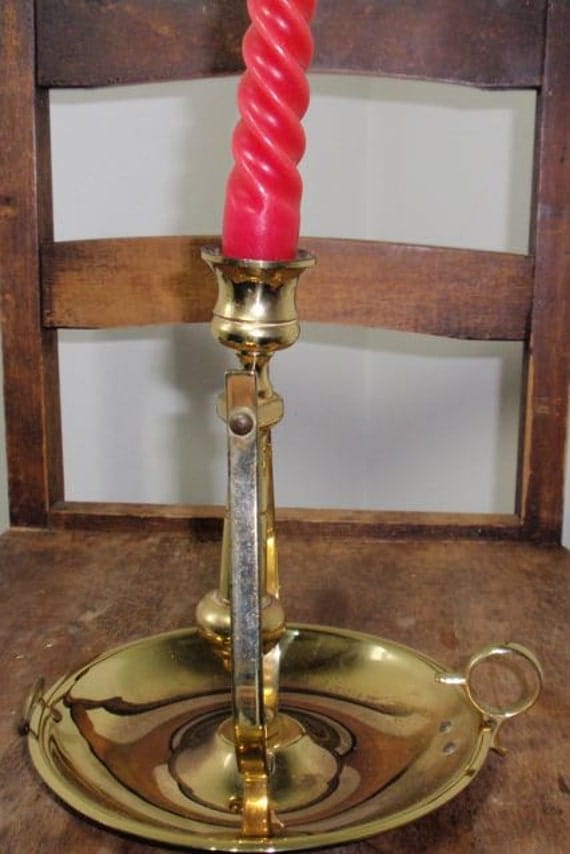 Baldwin Brass Pendulum Swinging Candle Holder