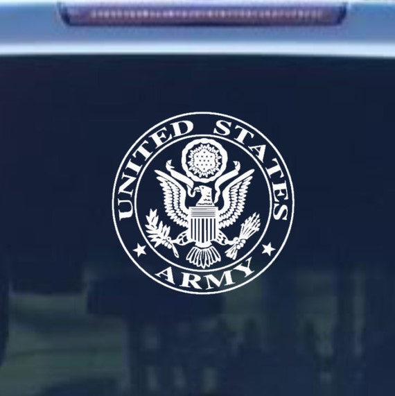 US Army Insignia Decal/Military Decal/US Army Decal/Army Car