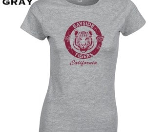 Bayside Tigers costume funny 90s saved tv show bell morris party college - Apparel Clothing - womens T-shirt - 149