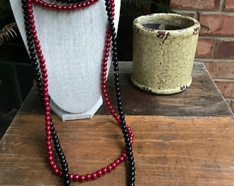 Beaded Double Wrap Necklace