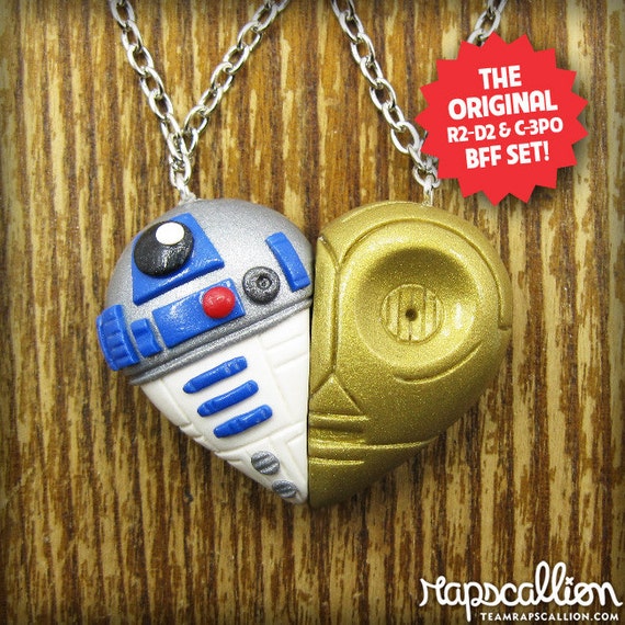 c3po r2d2 necklace