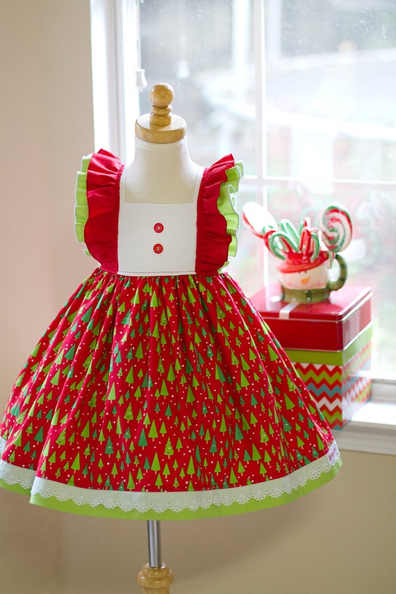 girls classic vintage oh christmas tree dress size 3 girls classic vintage oh christmas tree dress size 3