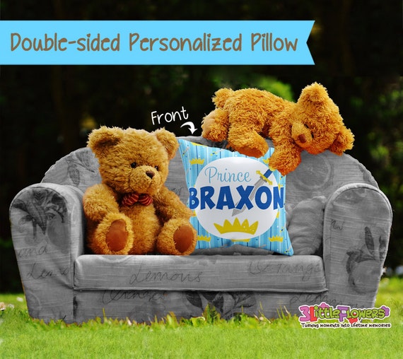 Personalized Prince Pillow Personalized Throw Pillow