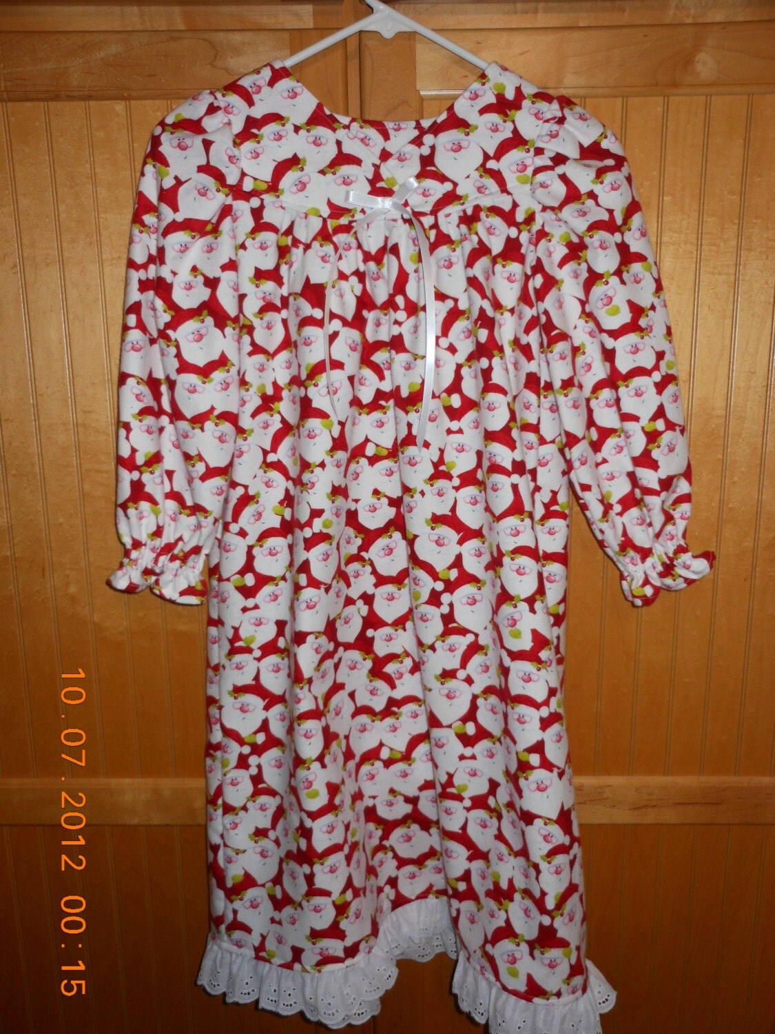 Size 5 Christmas flannel nightgown