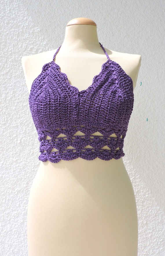 boho crochet halter top