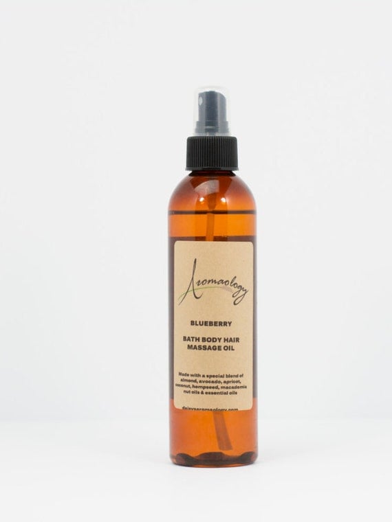Body Oil Blueberry Scented Body Oil After Shower Oil Spray