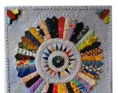 Quilt Pattern, Scrappy Dresdens, Scrap Quilt Pattern, Sam Quilt Designs, Anne Marcellis, Wall Hanging, PATTERN ONLY